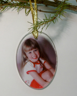 Oval Christmas Ornament
